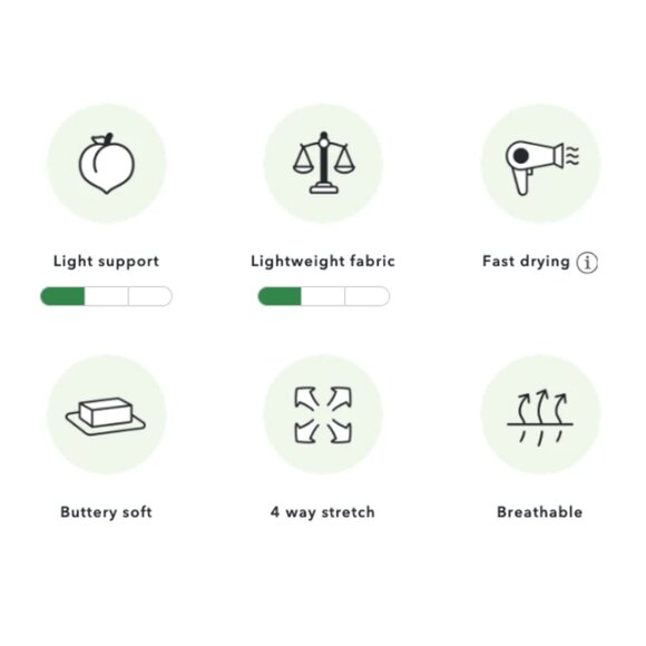 OFFLINE By Aerie Real Me High Waisted Crossover Flare Legging, True Black ML NWT - Picture 5 of 10